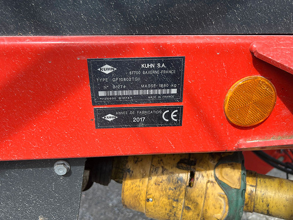 Kuhn GF10802TGII Digidrive 2017, kr 219 000,-