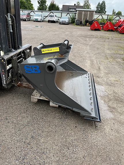 SB Pusseskuffe med S60-feste og bolt-on slitestål