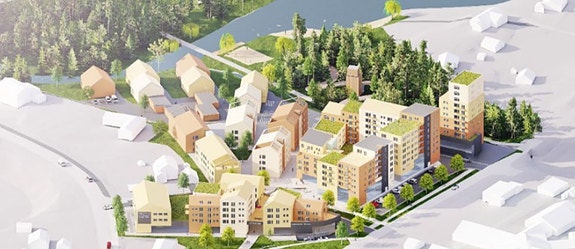 Lampeland sentrumsutvikling er ett av de store prosjektene