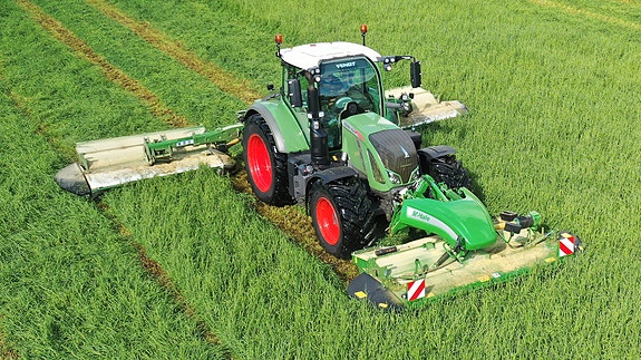 Traktor & Landbruk AS er regionforhandler for McHale i Vestland, Rogaland og Agder. Bildet viser en F3500 frontslåmaskin på test hos oss.