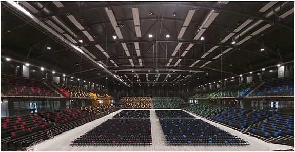 Trondheim Spektrum sitteløsning er levert av Fair Deal -Amfi og Tribune.