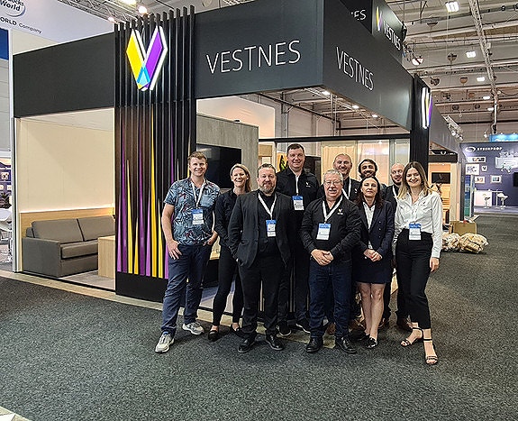 Tilsette i Vestnes Ocean på Nor Shipping