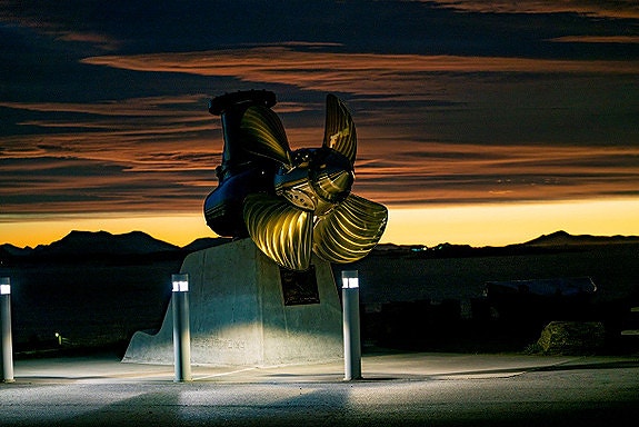 Skulptur på Ergan i Bud, i sammarbeid med Brunvoll