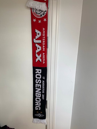 Ajax Rosenborg Supporter Skjerf 2017 Rødt og svart