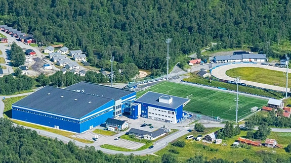 Oversiktsbilde fra Fjellheisen