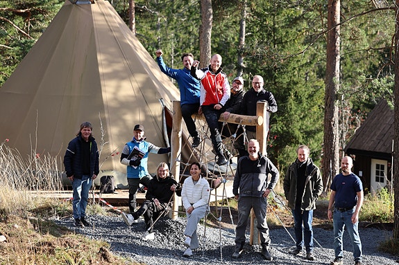 Team-dugnad for Rødekros.