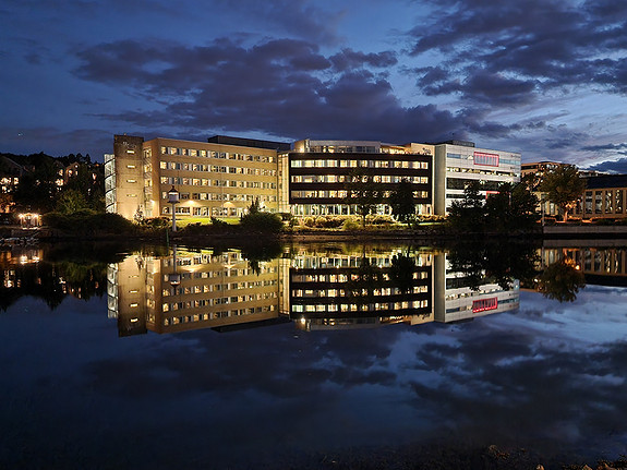 DSBs hovedkontor ligger flott til rett ved Tønsberg brygge.