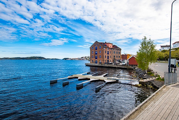 Kragerø sentrum v/Spar i Kirkebukta - Båtplasser til leie med super beliggenhet i sentrum av Kragerø