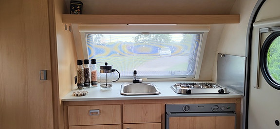 Tabbert Campingvogn til leie. Glamping. Utleie av  snerten T&B 320 18 of 23