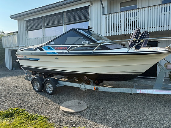 Fin Draco 21 suncab med Tysse boggiehenger selges kr 73000 3 of 5
