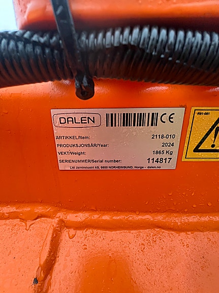 Dalen snøfreser/Lastetut