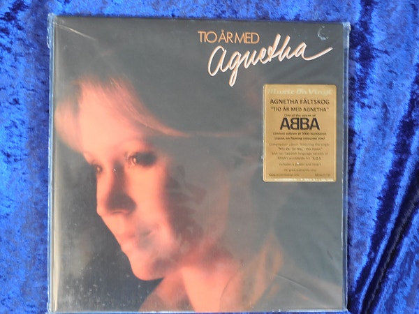 AGNETHA FÄLTSKOG – TIO ÅR MED AGNETHA - NUMMERERT SJELDEN LP - JOHNNYROCK