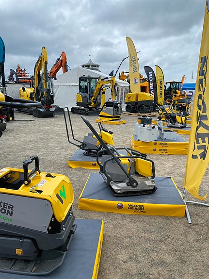 Anleggsmessen MEFA i Stavanger med fokus på Wacker Neuson, Airman og Canycom.