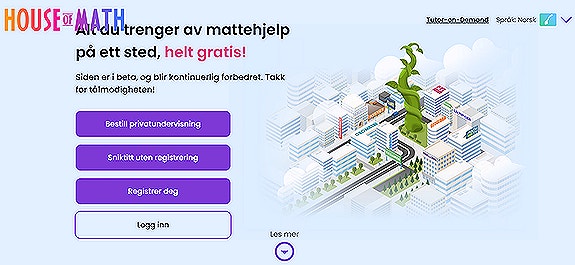 Matteportalen vår houseofmath.com.