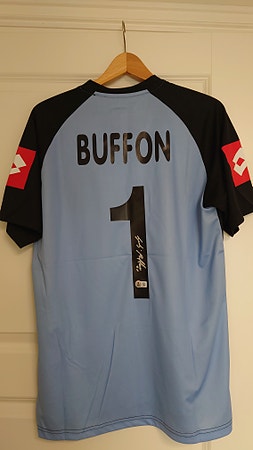 100% ekte Gianluigi Buffon autograf
