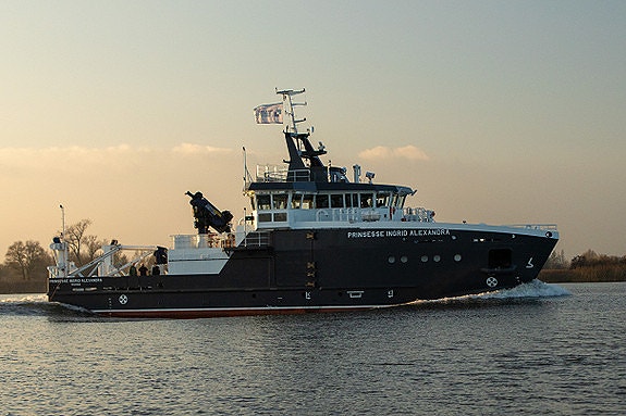 Oceanographic Research Vessel in operation by Havforskningsinstituttet in Bergen