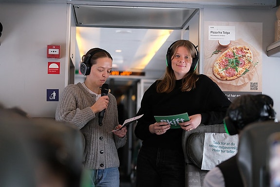 Vi kjører quiz på klimatog.