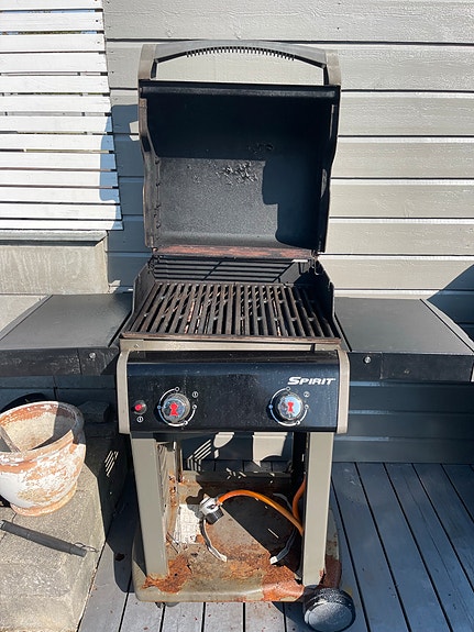 Weber Spirit Gassgrill Sort