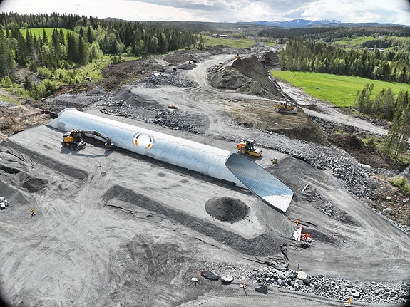 Kulvert for ny veg på E6 Berkåk. Levert våren 2025