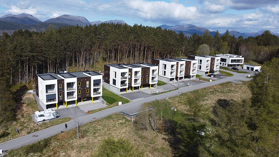 Dronebilde fra området 24.04.2025