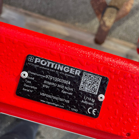 Pøttinger Synkro 3030 2024, kr 220 000,-