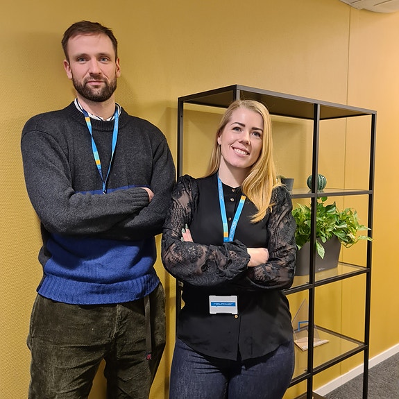 To av våre produkteksperter: Ask og Benedicte