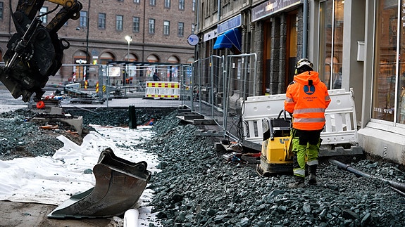 Vi har et større anleggsprosjekt på Innherredsvegen i Trondheim.
