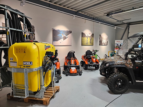 Bilde frå showroom i Sogndal