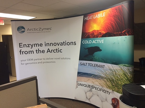 På stand i utlandet