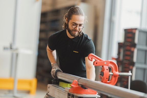 Vi har et fint verksted