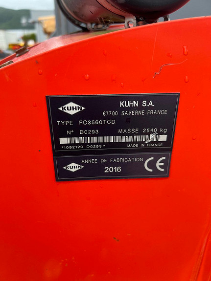 Kuhn 3560 TDL Senterslåmaskin 2016, kr 169 000,-
