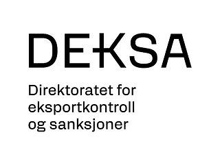 Direktoratet for eksportkontroll og sanksjoner (DEKSA) logo