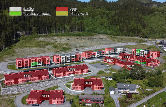 Oversikt over selte og reserverte seksjonar