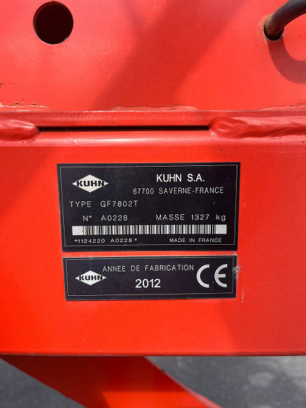 Kuhn GF7802 2012, kr 169 000,-