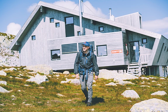 Den nye hytta er et populært overnattingssted med nærmere 2000 overnattinger i året.
