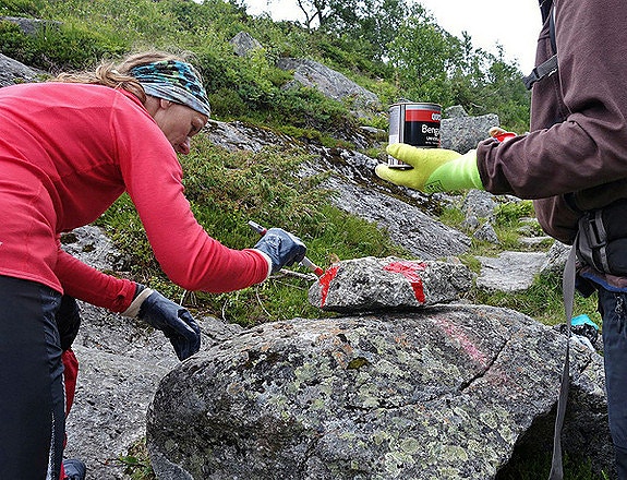 Milevis med t-merka stier merka av våre frivillige