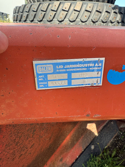Sommer Pris!  Dalen 978 Snøfres