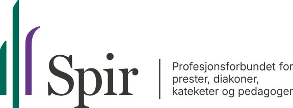 Spir - Profesjonsforbundet for prester, diakoner, kateketer og pedagoger logo