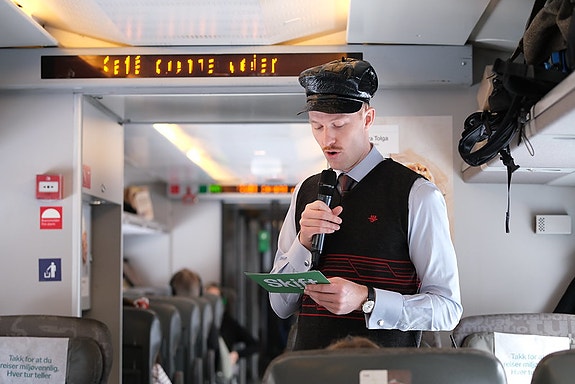 Vi har vår egen klimatog-konduktør.