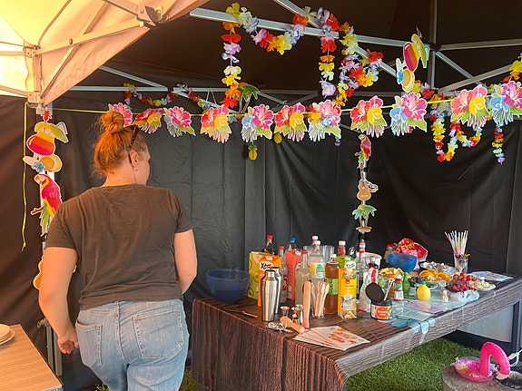 Mocktailbar og mocktailkurs er populært både for medlemmer og studenter.