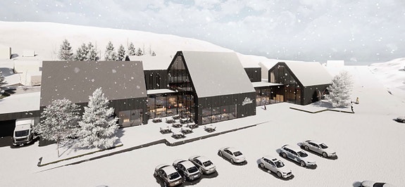 Illustrasjon av nye Eide Handel.