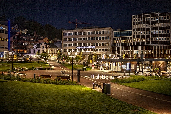 Landmandstorget i Skien