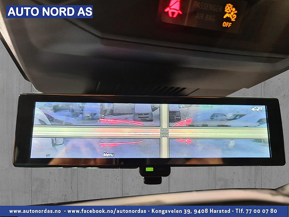 Digitalt speil med kamera bak bilen