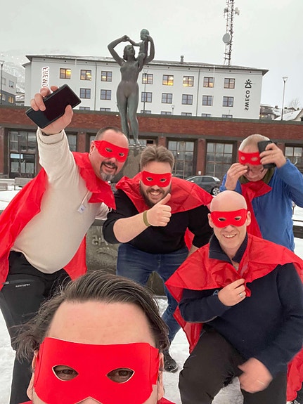 Joda. Vi leker oss litt innimellom :)