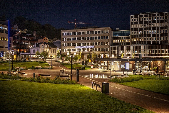 Landmandstorget i Skien