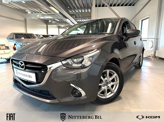 Mazda 2 1,5 90 hk Optimum/Automat/Navi/Led/Cruise/Lav-km. 2019, 59 800 km, kr 189 000,-
