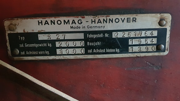 Andre Hanomag  /R27 4 of 7