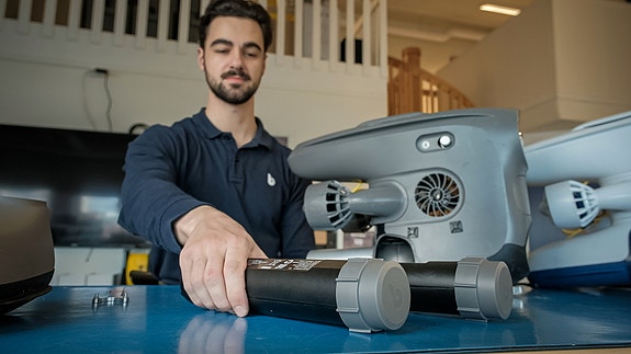 Eget utviklet batteripakke