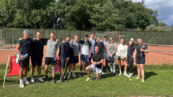 Tennisgruppa ved Frogner stadion