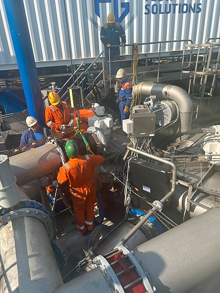 Commissioning / idriftsettelse ute på site hos kunde